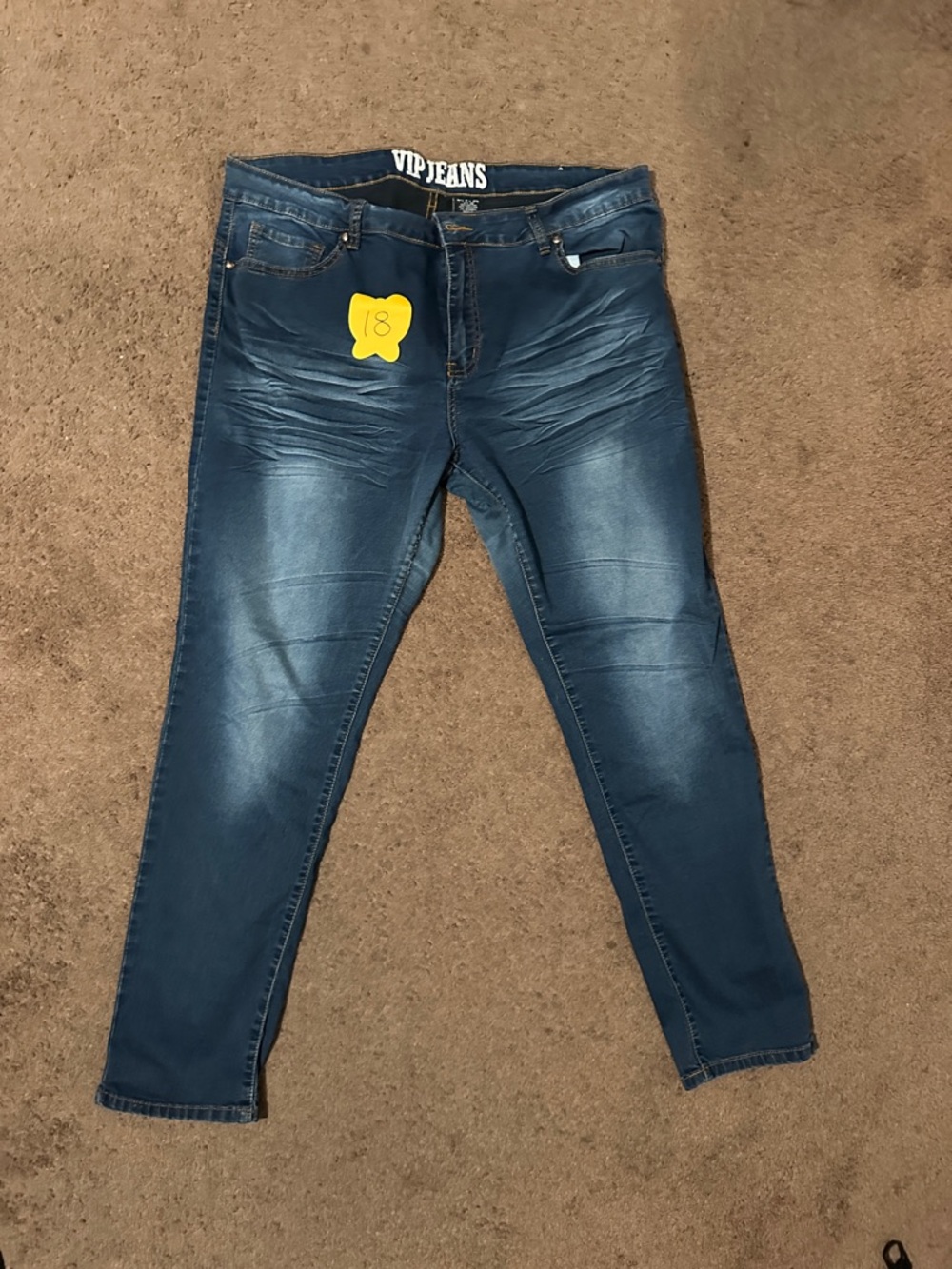 VIP Jeans Women's Dark Blue Skinny Stretch Jeans